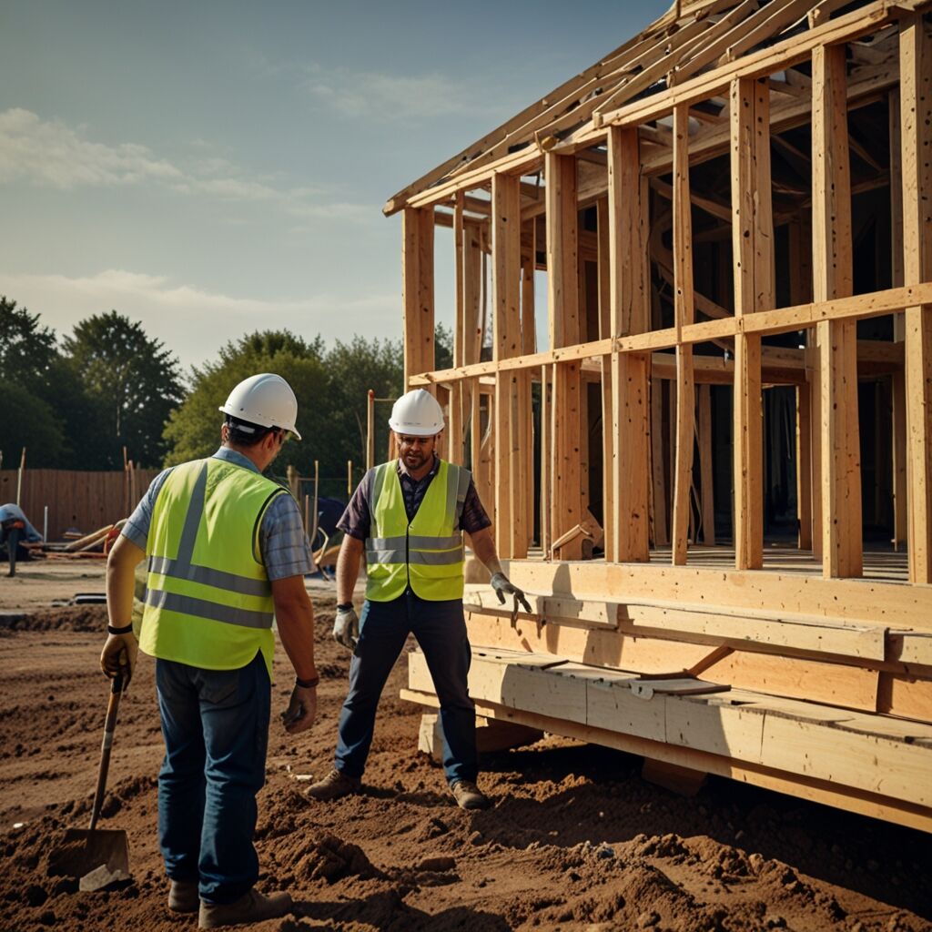 Skilled California builders installing modern climate control technology