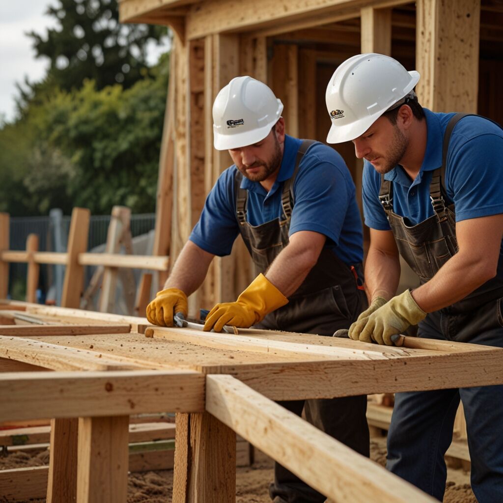 Skilled North Dakota builders painting rooms