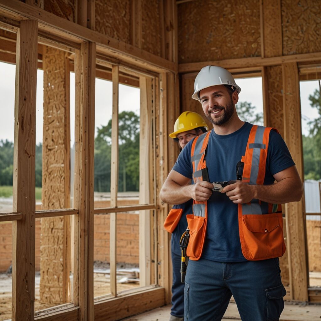 Professional West Fargo contractors fixing windows