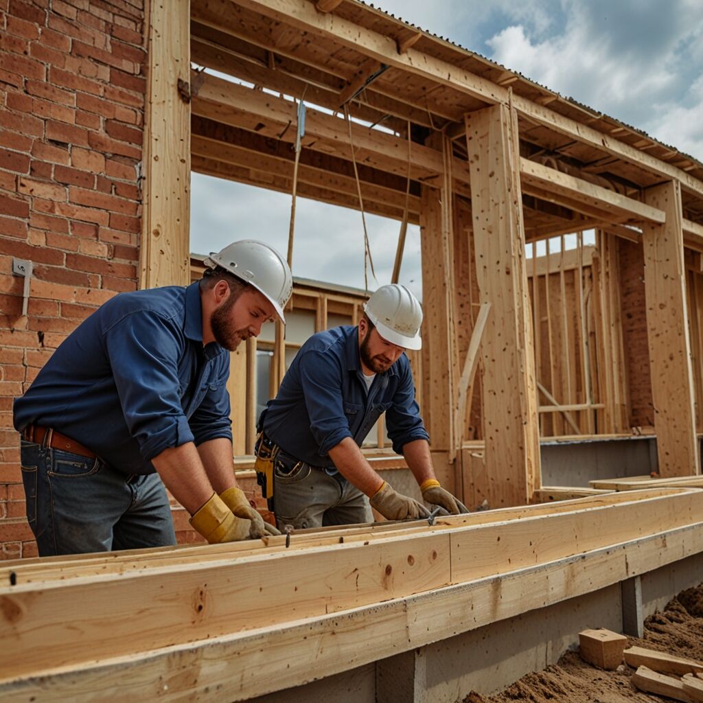 Skilled Canton general contractors completing luxury home basement renovation