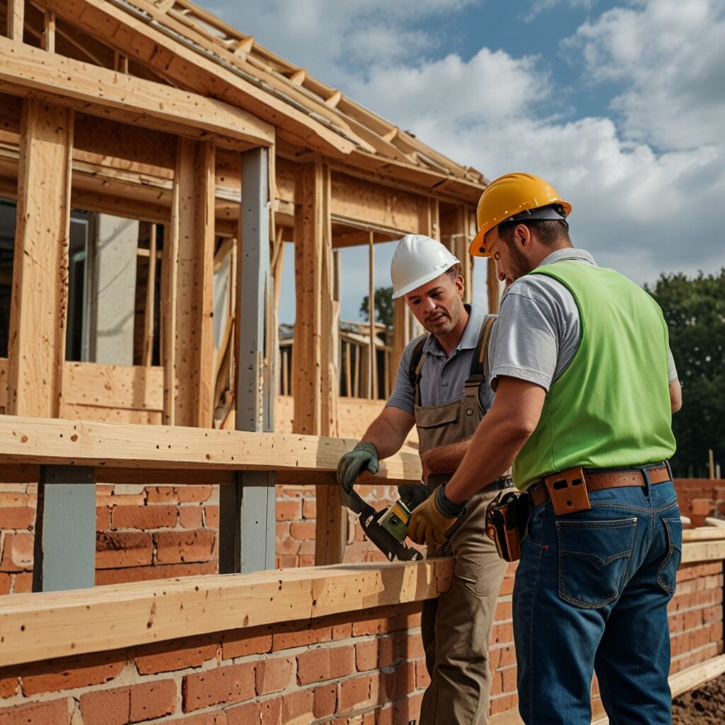 Certified Duncan construction team servicing overhead ceiling fans
