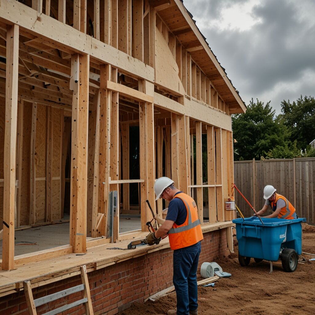 Certified Utah construction team upgrading floors